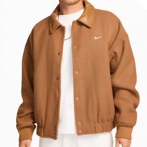 Nike Men's Tan Bomber Jacket